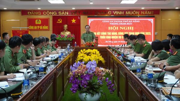 Lãnh đạo Công an TP Đà Nẵng dự, chỉ đạo hội nghị tổng kết, triển khai công tác năm của Công an các đơn vị, địa phương