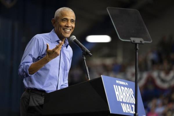 Bầu cử Tổng thống Mỹ 2024: Cựu Tổng thống Obama vận động tranh cử cho bà Harris