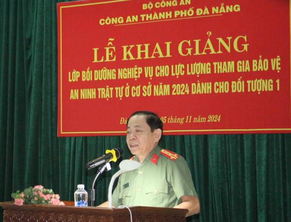 Khai giảng lớp bồi dưỡng nghiệp vụ cho lực lượng tham gia Bảo vệ An ninh Trật tự ở cơ sở năm 2024