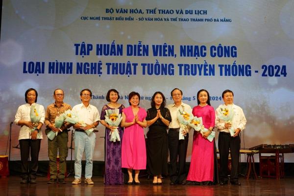 Tập huấn diễn viên, nhạc công loại hình nghệ thuật Tuồng truyền thống toàn quốc năm 2024 tại Đà Nẵng