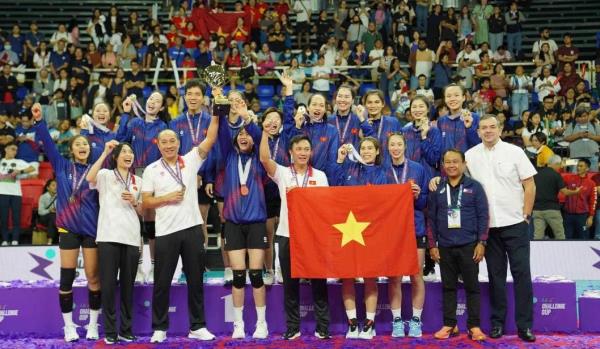 Sau chức vô địch AVC Challenge Cup, Đội tuyển bóng chuyền nữ Việt Nam đổi địa điểm tập huấn