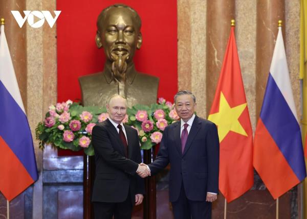 Chủ tịch nước Tô Lâm hội đàm với Tổng thống Liên bang Nga Vladimir Putin