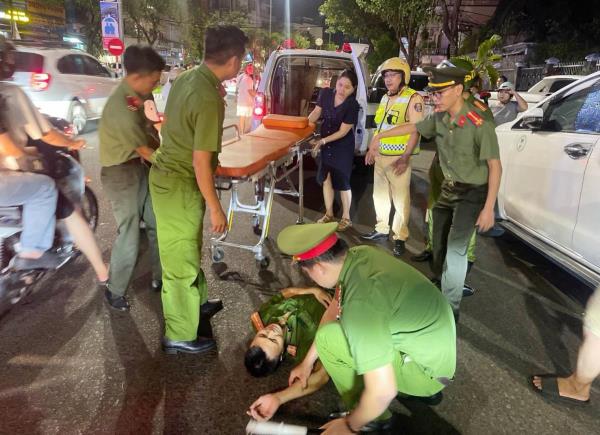 Tạm giam đối tượng tông xe vào Đại úy Công an đang làm nhiệm vụ