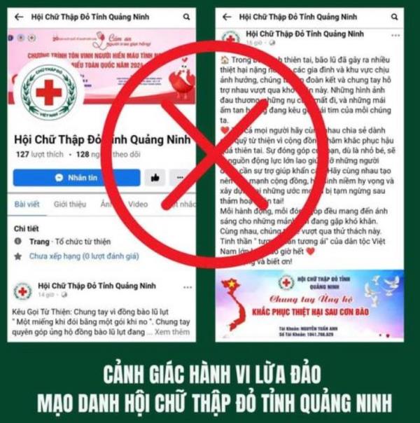 Xuất hiện hình thức lừa đảo, lợi dụng bão số 3 để kêu gọi từ thiện nhằm trục lợi