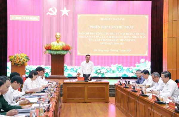 Đà Nẵng thành lập Ban Chỉ đạo bầu cử đại biểu Quốc hội khóa XVI và đại biểu HĐND các cấp nhiệm kỳ 2026-2031