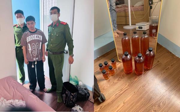 Phát hiện, xử lý điểm sản xuất trái phép chất ma túy đầu tiên trên địa bàn Quảng Ngãi