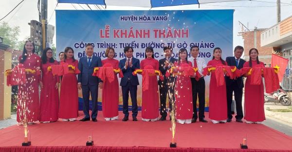 Đà Nẵng: Khánh thành đường Nhà nước và nhân dân cùng làm