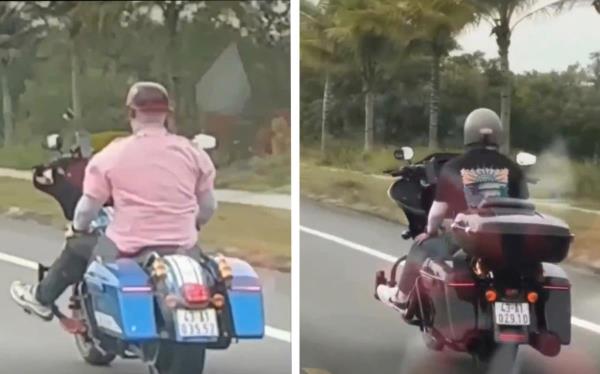 Xử lý hai Oppa điều khiển xe mô-tô buông cả 2 tay