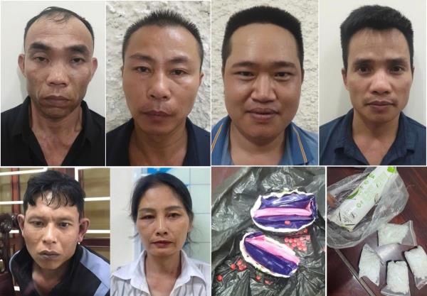 Một ngày phá 2 chuyên án ma túy do các đối tượng nhiều tiền án tổ chức