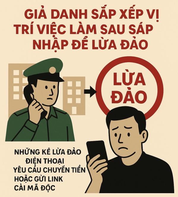 Cảnh giác thủ đoạn lừa đảo giả danh sắp xếp vị trí việc làm