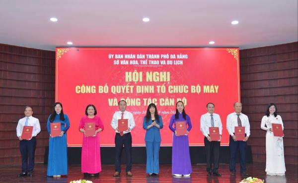 Thành lập 8 đơn vị sự nghiệp trực thuộc Sở Văn hóa, Thể thao và Du lịch Đà Nẵng