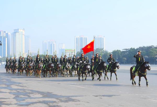 Bộ Công an tổ chức Lễ xuất quân và diễn tập phương án bảo đảm an ninh, trật tự Đại hội XIV của Đảng
