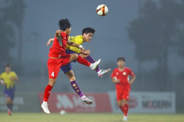 PVF và SLNA đá trận chung kết giải U19 quốc gia 2026