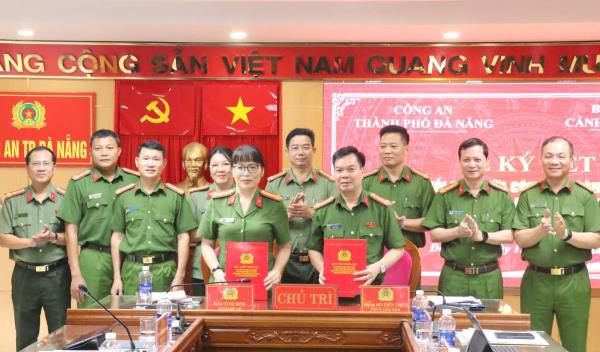 Công an TP Đà Nẵng và Bộ Tư lệnh Cảnh sát cơ động ký kết Quy chế phối hợp bảo đảm ANTT