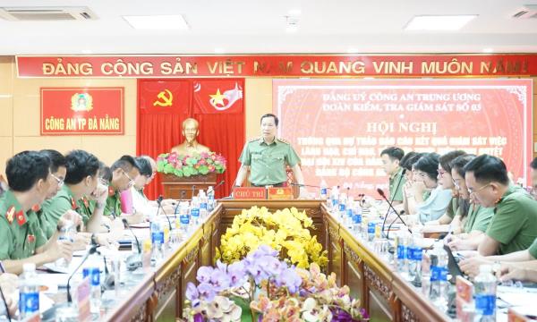 Nâng cao chất lượng công tác xây dựng Đảng, xây dựng lực lượng Công an TP Đà Nẵng trong sạch, vững mạnh
