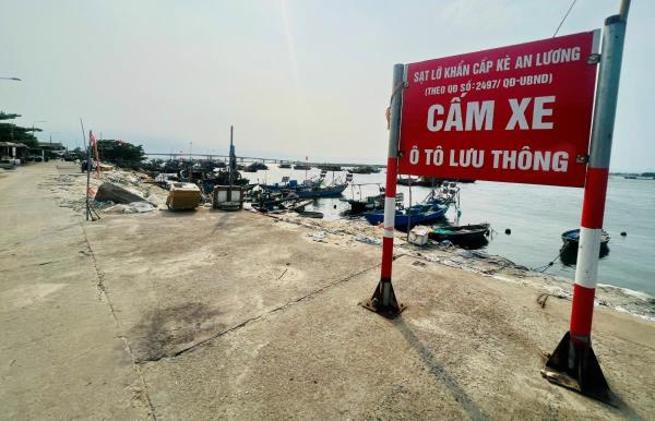 Khẩn trương đầu tư bảo vệ tuyến kè khu vực An Lương