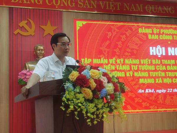 Tập huấn kỹ năng về bảo vệ nền tảng tư tưởng của Đảng