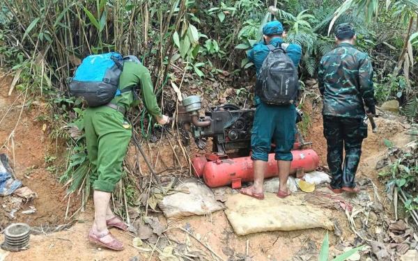 Công an Đà Nẵng liên tiếp phát hiện, ngăn chặn nhiều vụ khai thác vàng trái phép