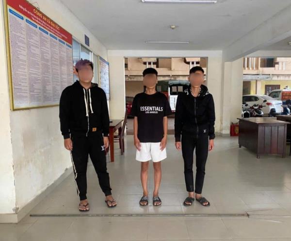 Công an xã Đại Lộc làm rõ nhóm sửu nhi mang hung khí quay video đăng lên mạng xã hội