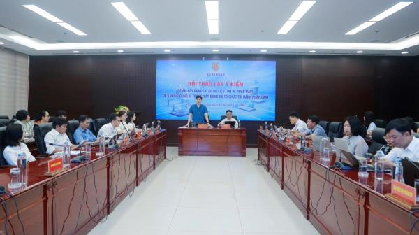 Lấy ý kiến các đề án cơ sở dữ liệu lớn và ứng dụng AI trong xây dựng, rà soát các văn bản quy phạm pháp luật