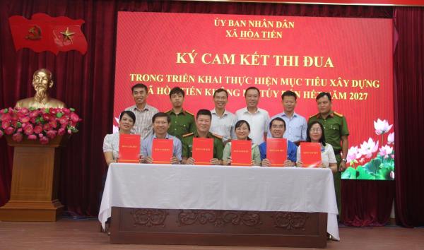 Xã Hoà Tiến xây dựng pháo đài vững chắc trong công tác phòng, chống ma túy tại cơ sở