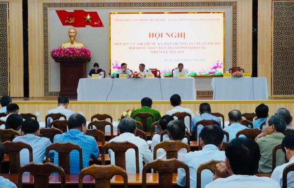 Tổ đại biểu số 6 HĐND TP Đà Nẵng tiếp xúc cử tri xã Đại Lộc
