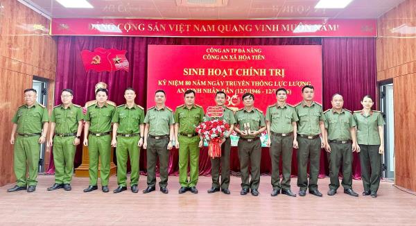 Công an xã Hòa Tiến đạt nhiều kết quả tích cực trên các mặt công tác 6 tháng đầu năm