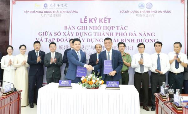 Sở Xây dựng Đà Nẵng hợp tác Tập đoàn Xây dựng Thái Bình Dương trong lĩnh vực quy hoạch và phát triển hạ tầng đô thị