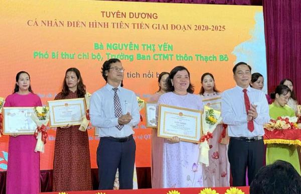 Nữ cán bộ cơ sở tận tụy,  gần dân, vì cộng đồng