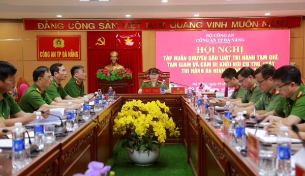 Bộ Công an tập huấn Luật Thi hành tạm giữ, tạm giam và cấm đi khỏi nơi cư trú năm 2025 Luật Thi hành án hình sự năm 2025