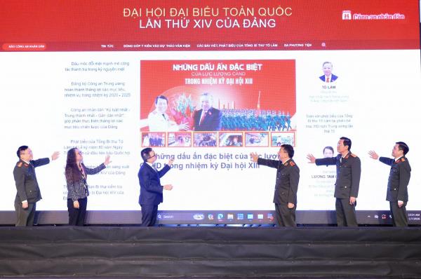 Ra mắt Chuyên trang Đại hội đại biểu toàn quốc lần thứ XIV của Đảng trên Báo điện tử Công an nhân dân