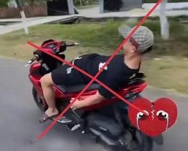 Xử lý quái xế buông cả hai tay khi điều khiển xe mô-tô