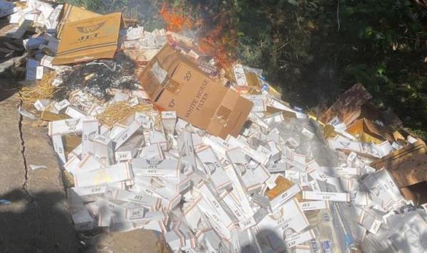 Quảng Trị: Tiêu hủy hàng chục ngàn sản phẩm fake hàng hiệu, không rõ nguồn gốc và thuốc lá nhập lậu trị giá hơn 7 tỷ đồng