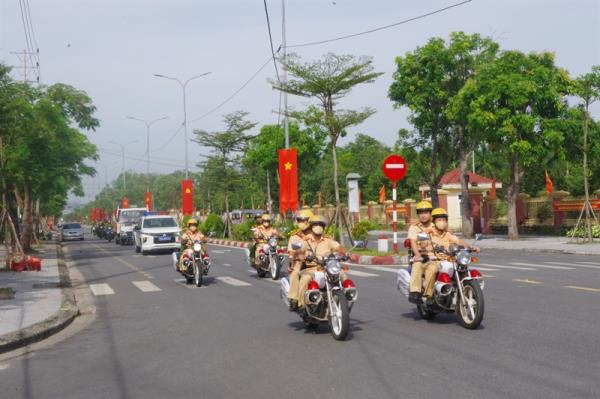 Công an tỉnh Thừa Thiên - Huế ra quân đảm bảo trật tự ATGT các lễ hội lớn
