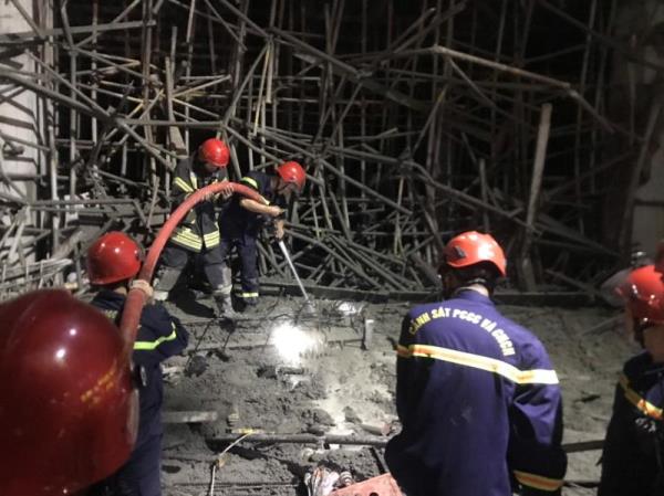 Đà Nẵng: Sập giàn giáo công trình khiến 5 người thương vong