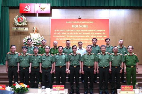 Đảng ủy Công an Trung ương quán triệt, triển khai thực hiện Quy định số 144 và Chỉ thị số 35 của Bộ Chính trị