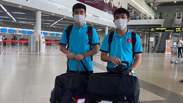 Hai thành viên cuối cùng của U23 Việt Nam về nước